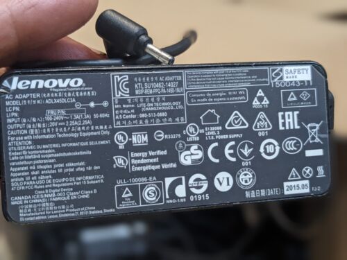 LOT OF 1000 LENOVO SMALL TIP AC ADAPTERS 45 WATT FOR CHROMEBOOKS # ADLX45NCC3A