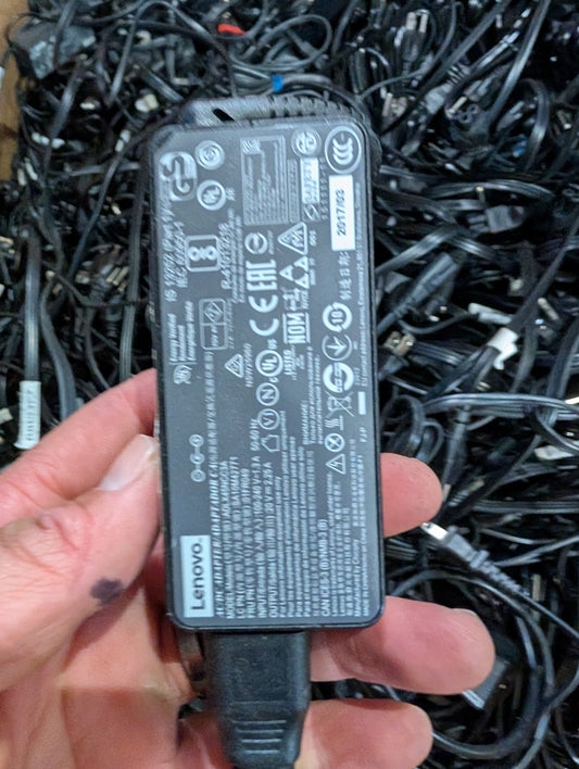 BULK LOT OF 17,000 LENOVO SMALL TIP AC ADAPTER