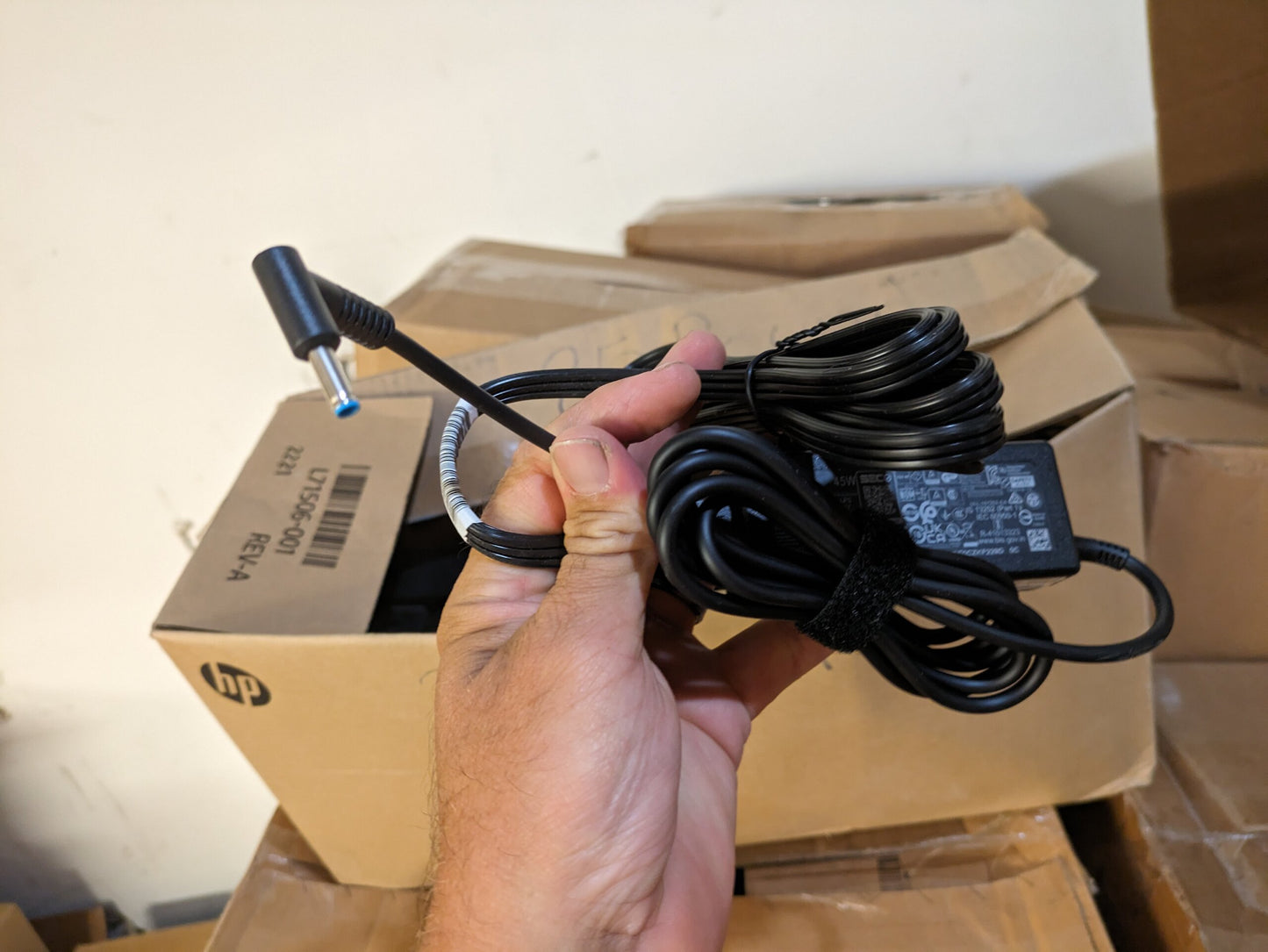 BULK LOT OF 10,000 AC ADAPTERS – OEM ORIGINAL WITH POWER CORDS