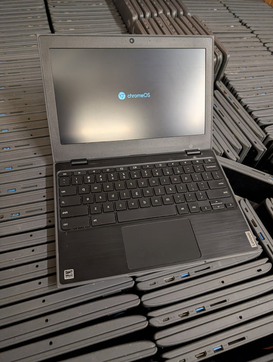 LOT OF 500 LENOVO 100E CHROMEBOOKS GEN 2 81QB 4GB 32GB