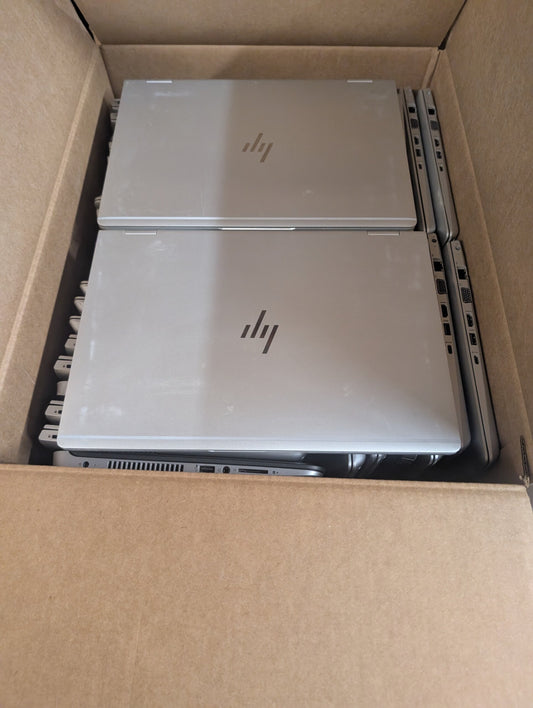 LOT OF 144 ELITEBOOK X360 1030 G2 TOUCHSCREEN LAPTOPS