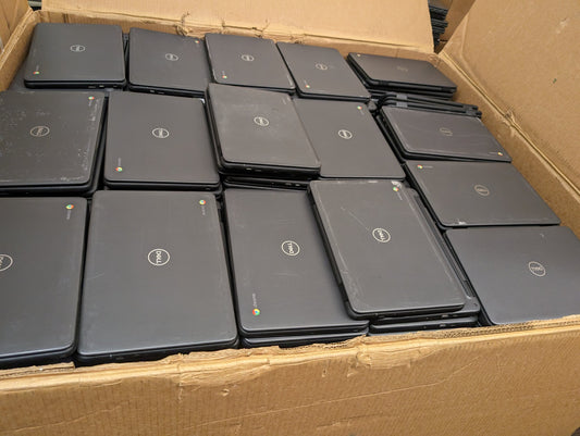 LOT OF 4000 DELL 3100 CHROMEBOOKS 4GB 16GB – 32GB